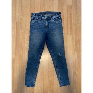 KUT Distressed Wash Jeans